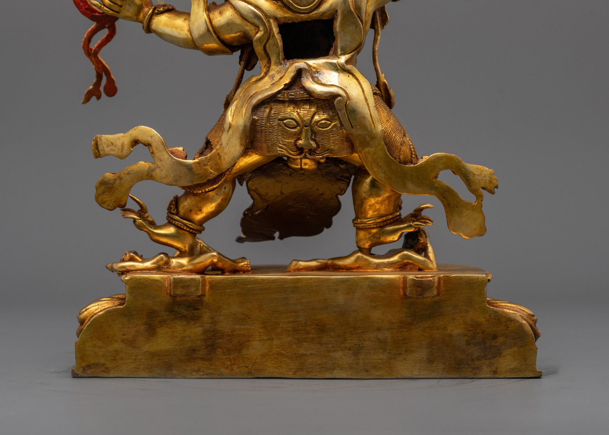 Tibetan Vajrapani Statue | Fire-Gilded Buddhist Sculpture