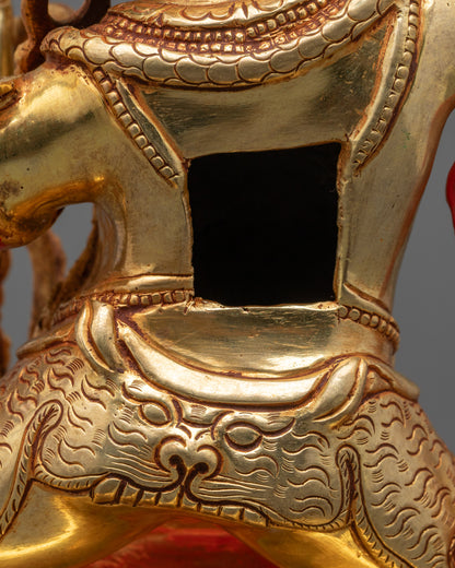 Fearsome Vajra-Wielding Vajrapani Statue | Symbol of Divine Power
