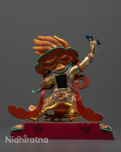 Fierce Vajrapani Statue for Protection | Himalayan Artwork