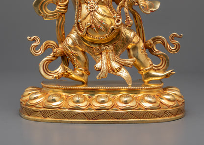 Fearsome Vajra-Wielding Vajrapani Statue | Symbol of Divine Power