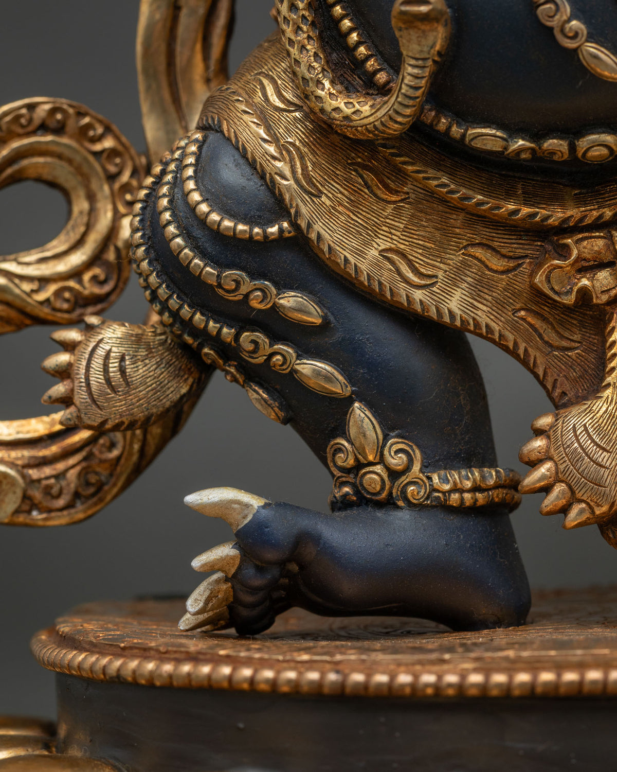 Powerful Vajrapani Statue - Wrathful Dharma Guardian Figurine