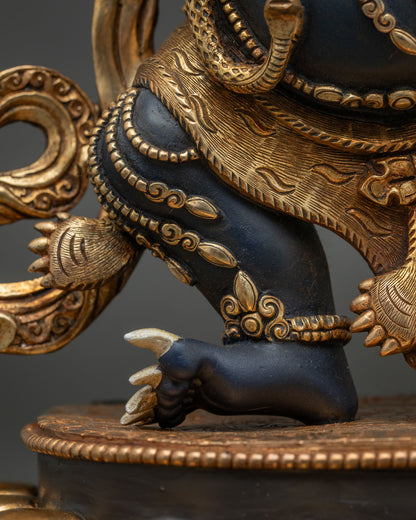 Powerful Vajrapani Statue - Wrathful Dharma Guardian Figurine