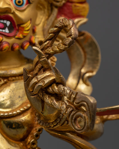 Wrathful Vajrapani Statue | Spiritual Protector Figurine