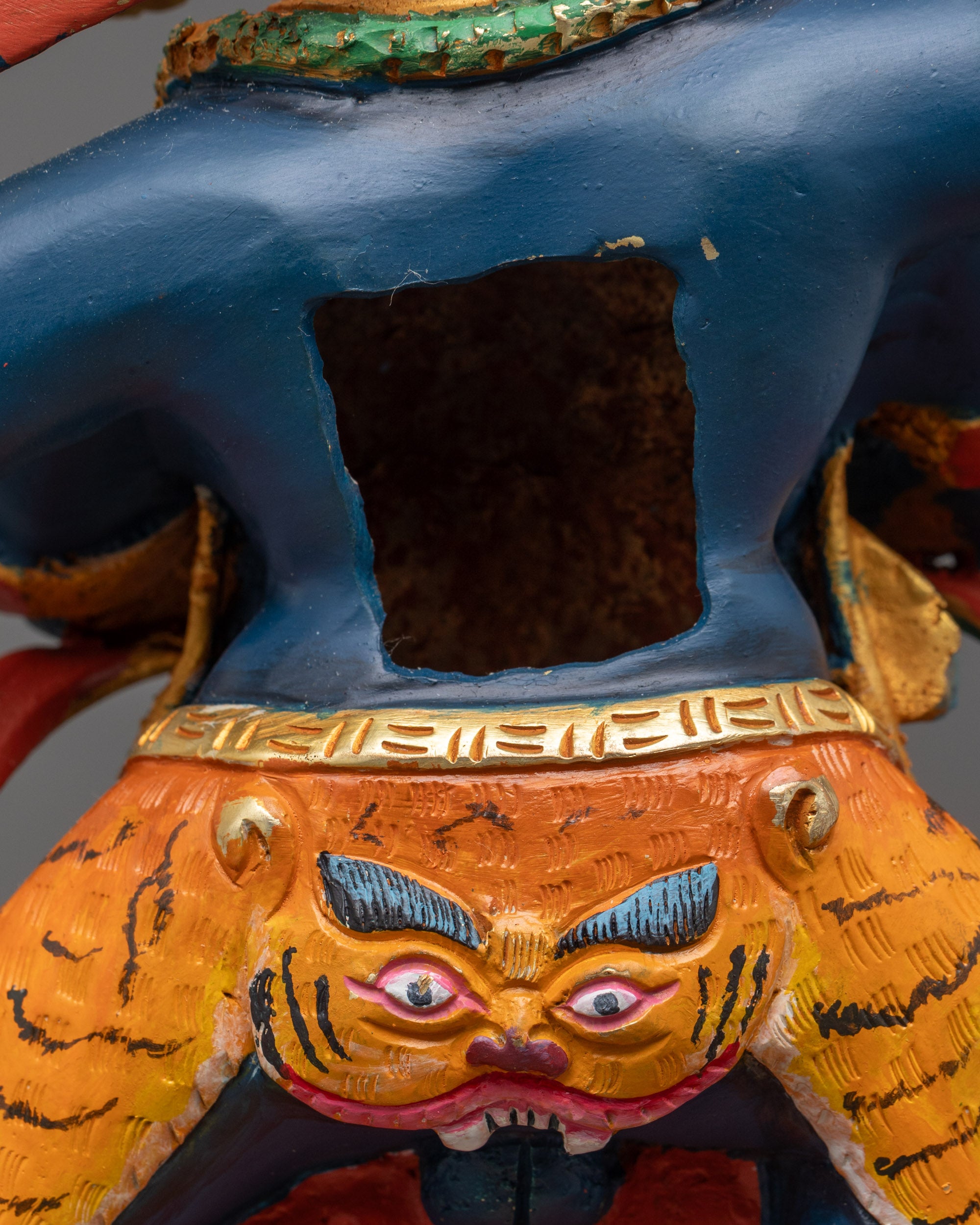 Nepalese Four-Armed Vajrapani Sculpture | Spiritual Power Deity