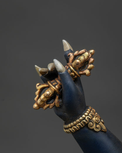 Powerful Vajrapani Statue - Wrathful Dharma Guardian Figurine