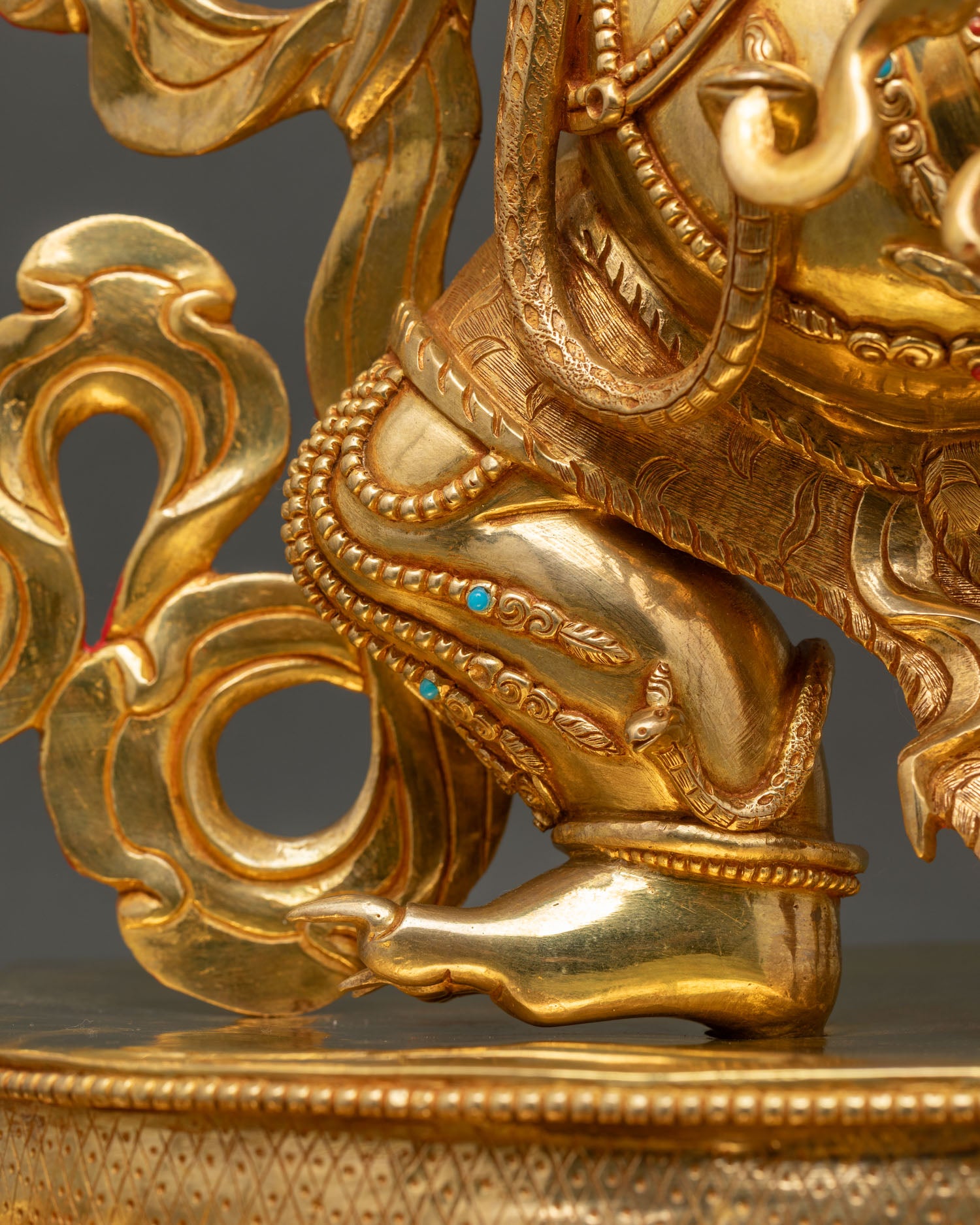 Vajrapani Statue | Large-Size Copper and Gold Gilded Buddhist Art