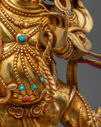 Nepal Hand-Carved Vajrapani Statue | Embodiment of Strength