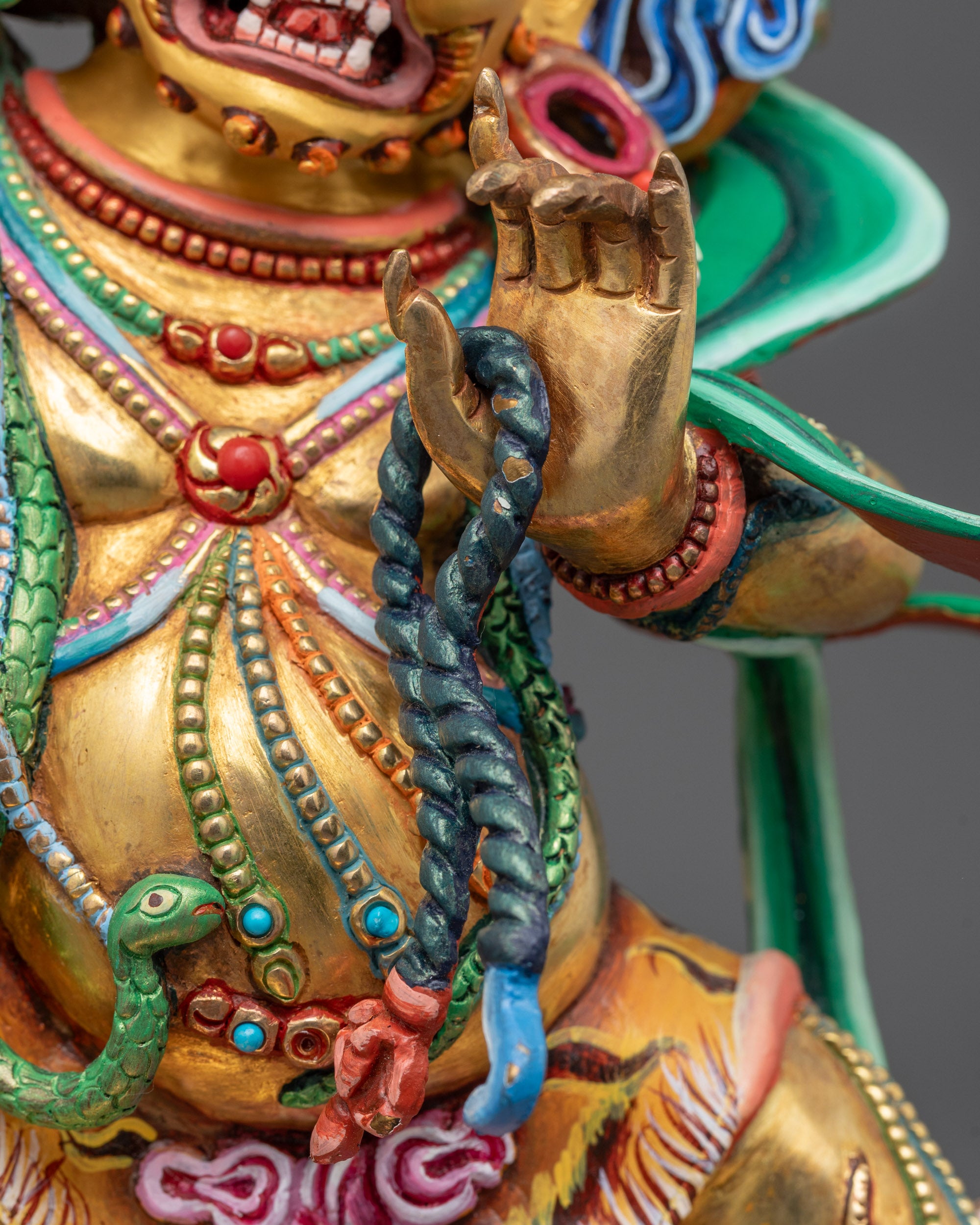 Hand-Carved Vajrapani Statue | Nepal Handmade Buddhist Art