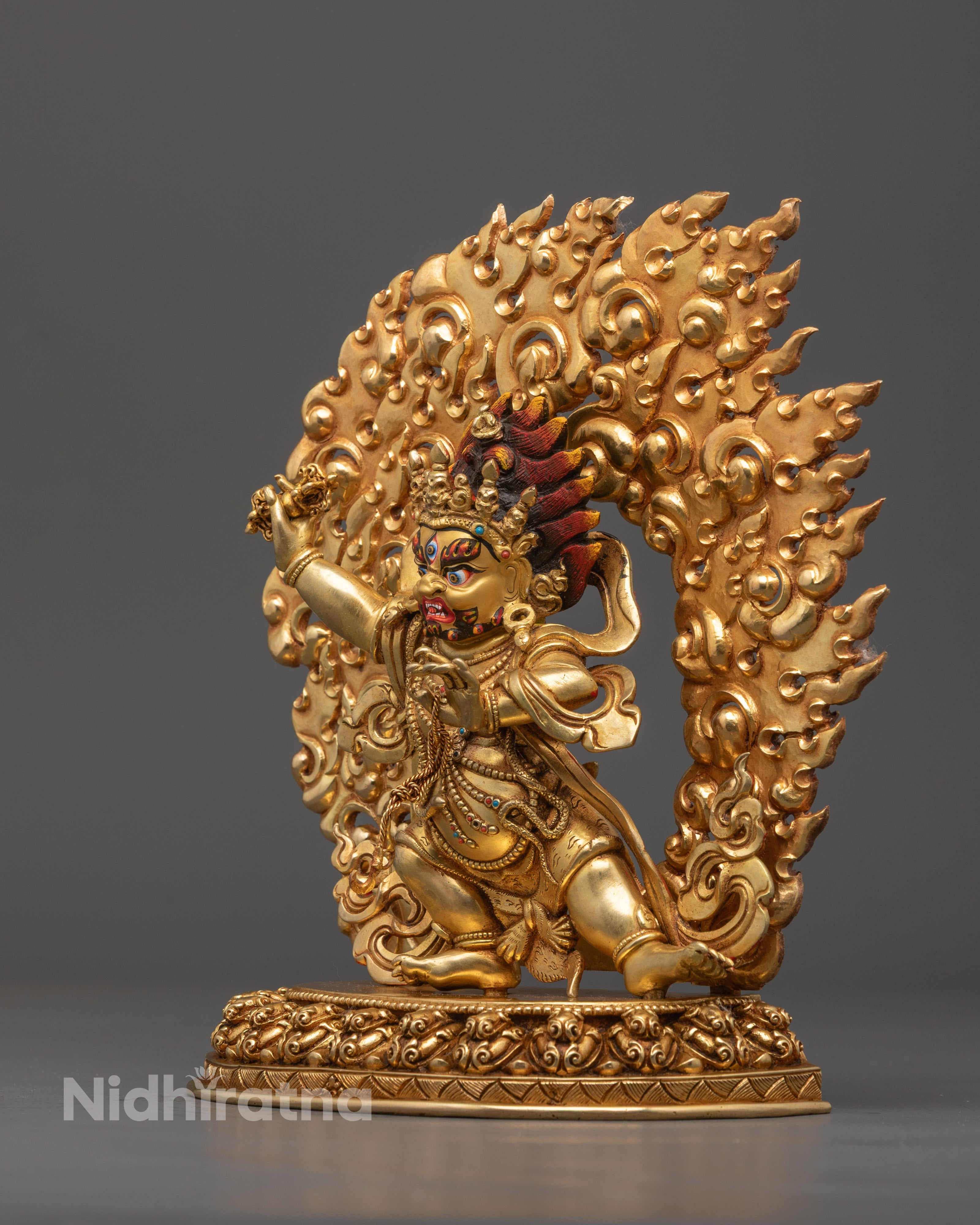 Handcrafted Lord of Power Vajrapani Statue | Strength Of All Buddhas