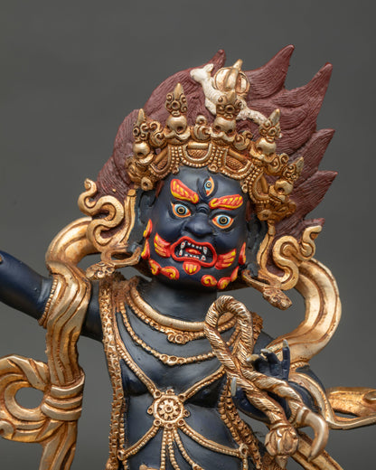 Authentic Vajrapani Statue from Nepal | Holder of the Vajra Power
