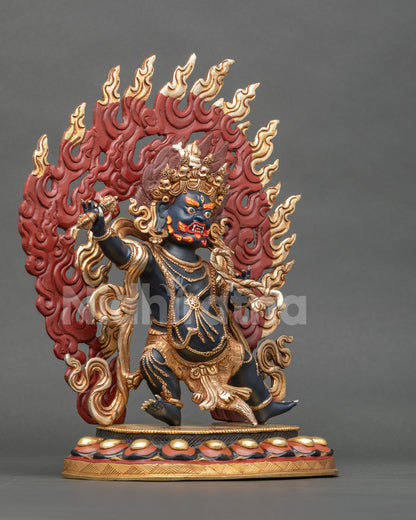 Authentic Vajrapani Statue from Nepal | Holder of the Vajra Power