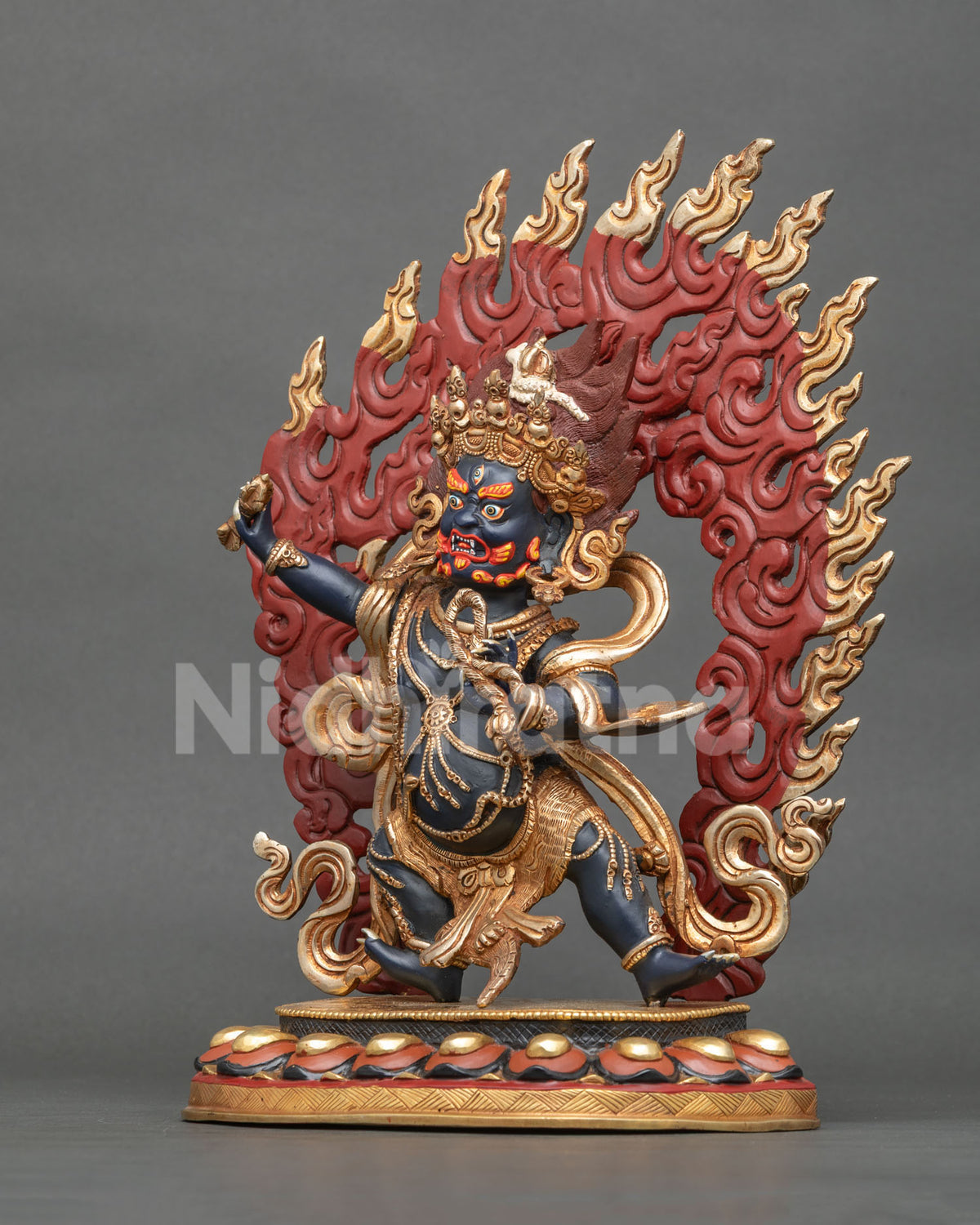 Authentic Vajrapani Statue from Nepal | Holder of the Vajra Power