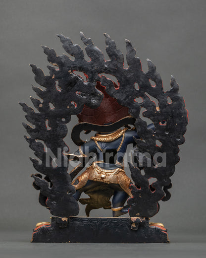 Authentic Vajrapani Statue from Nepal | Holder of the Vajra Power