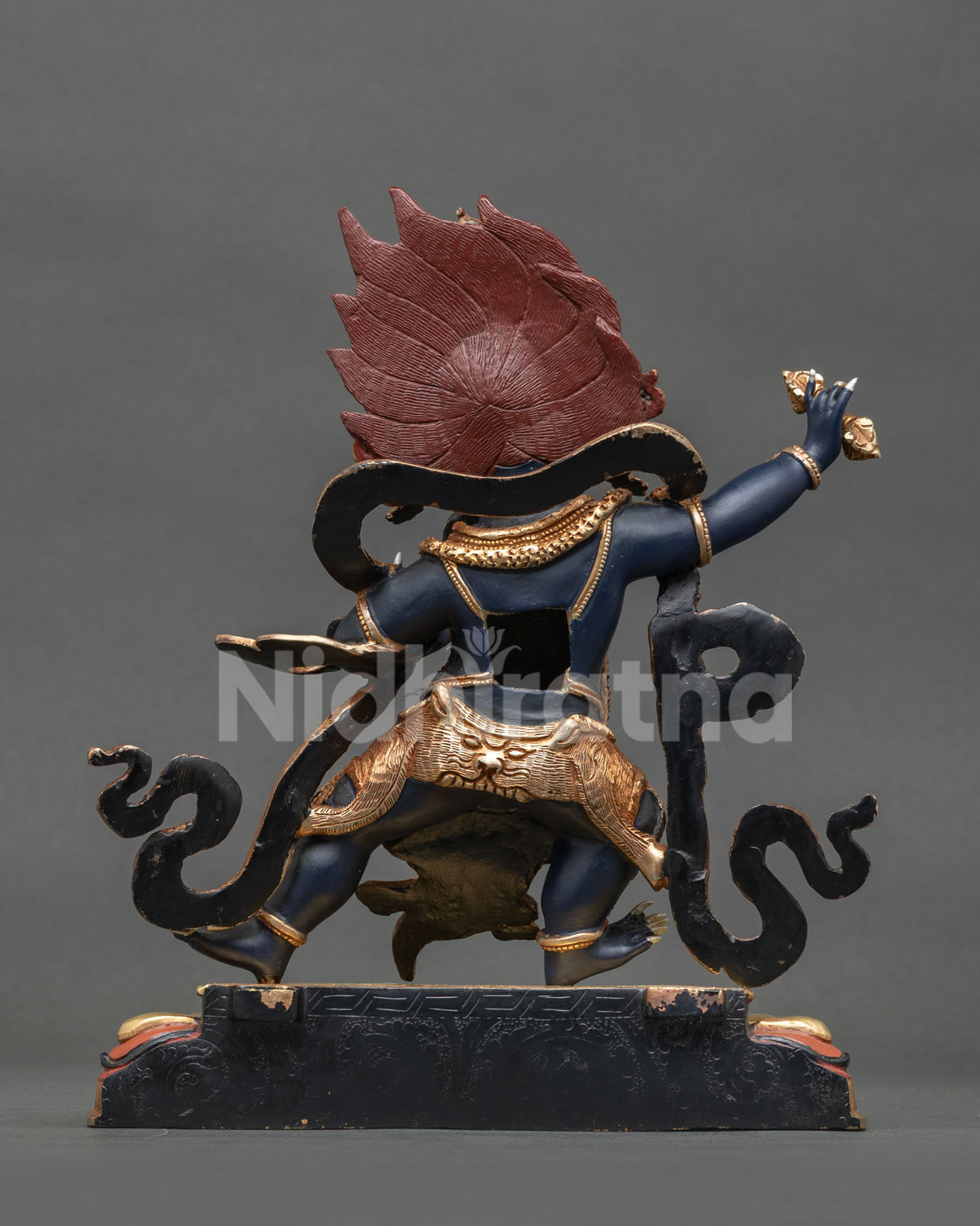Authentic Vajrapani Statue from Nepal | Holder of the Vajra Power