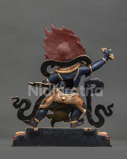 Authentic Vajrapani Statue from Nepal | Holder of the Vajra Power