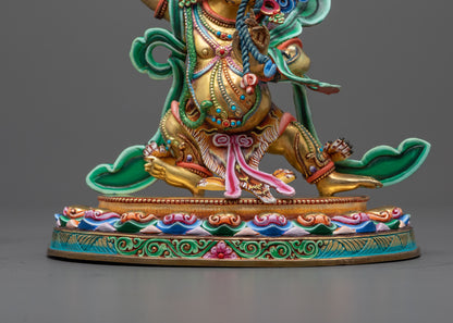 Fierce Vajrapani Statue for Protection | Himalayan Artwork