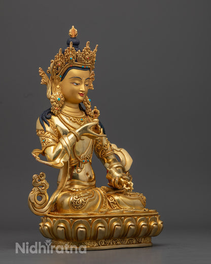 Vajrasattva Statue | Traditional Nepalese Buddhist Sculpture