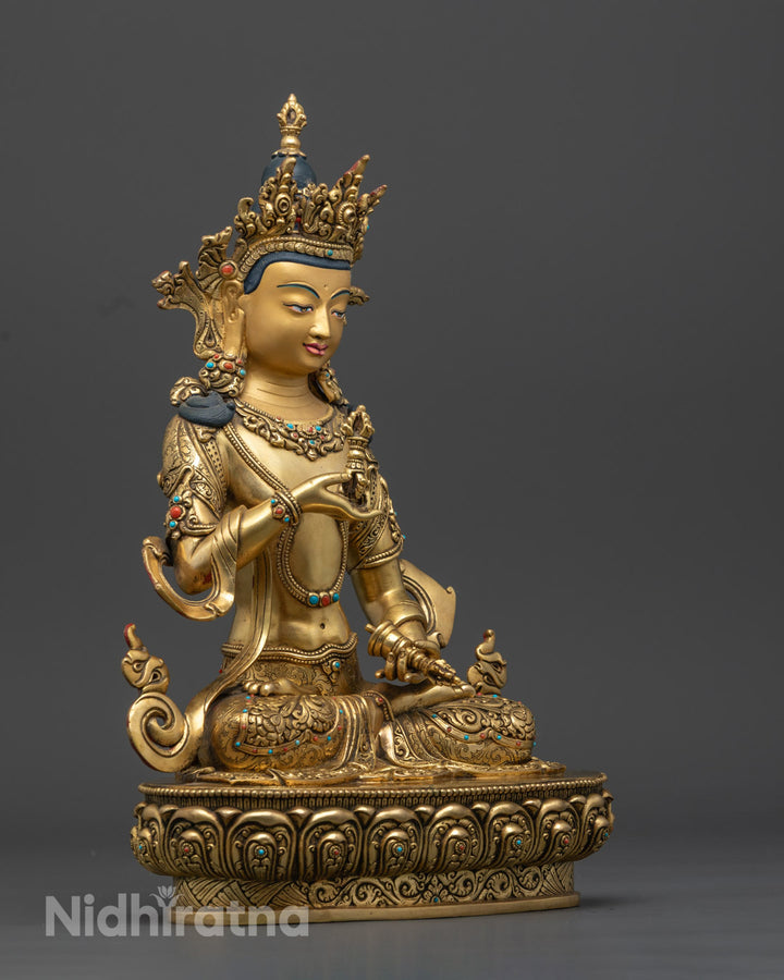 Sacred Vajrasattva Statue | Handcrafted in Patan, Nepal