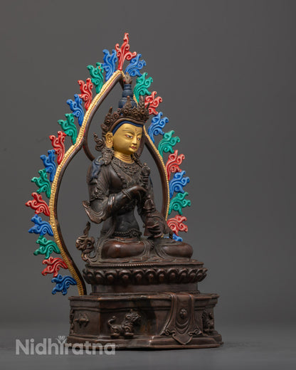 Handcrafted Vajrasattva Statue | Radiating Spiritual Purity