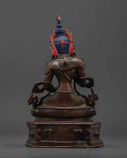 Handcrafted Vajrasattva Statue | Radiating Spiritual Purity
