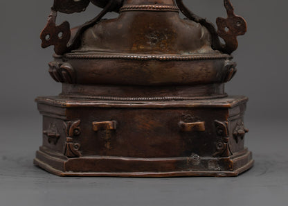 Handcrafted Vajrasattva Statue | Radiating Spiritual Purity