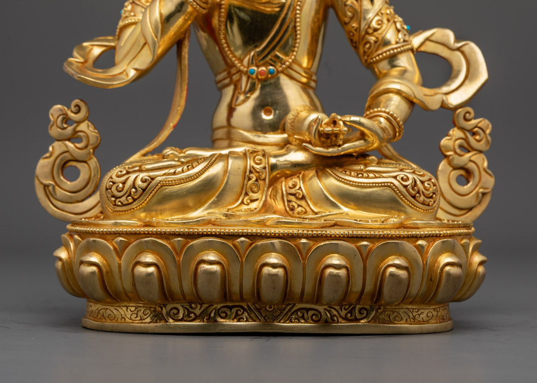 Vajrasattva Statue | Traditional Nepalese Buddhist Sculpture
