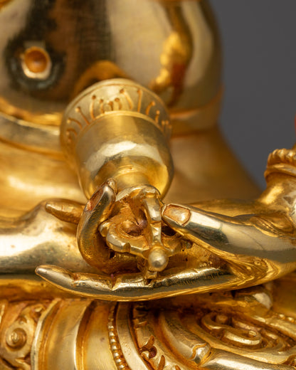 Vajrasattva Statue | Traditional Nepalese Buddhist Sculpture