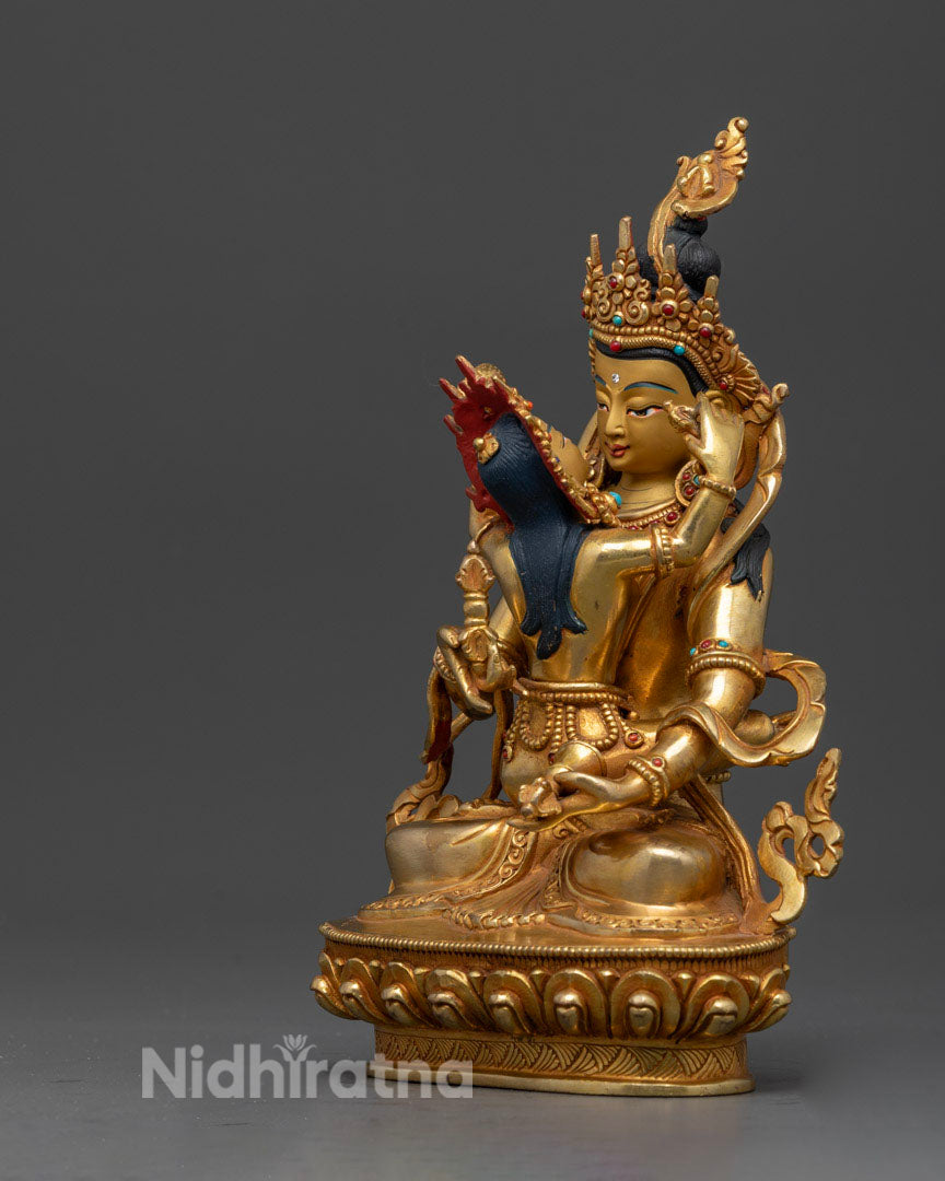 Vajrasattva Yab Yum Statue: A Tantric Symbol of Wisdom