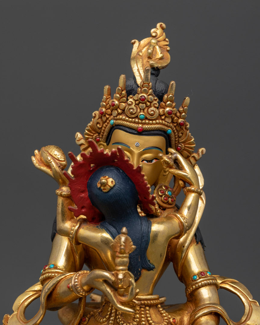 Vajrasattva Yab Yum Statue: A Tantric Symbol of Wisdom