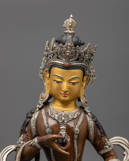 Handmade Vajrasattva Sculpture | Nepalese Buddhist Art