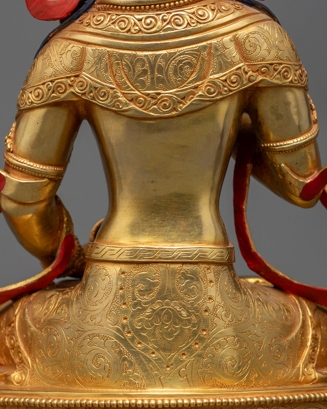 Hand-Carved Vajrasattva Statue | Authentic Nepalese Dharma Icon
