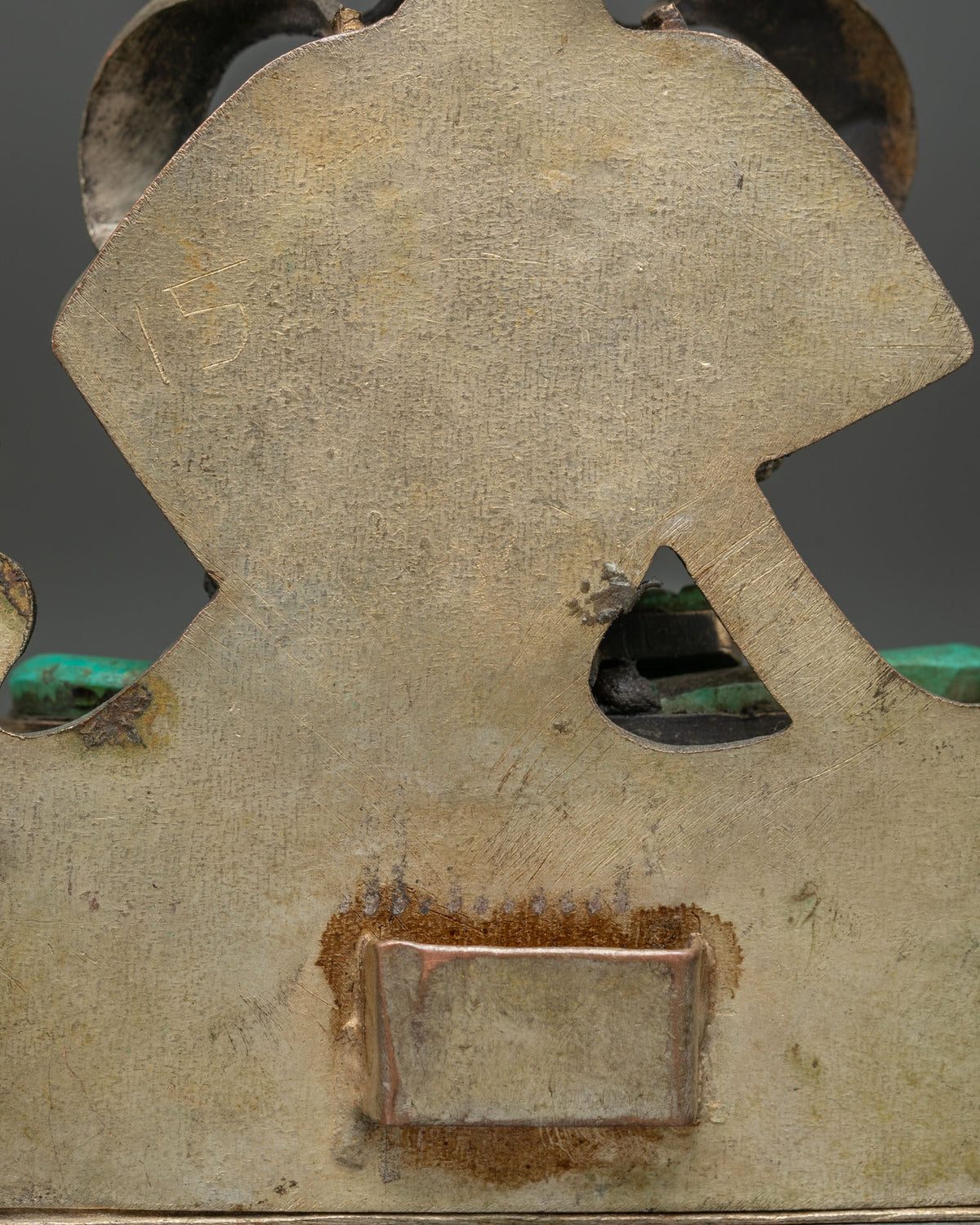 Turquoise Vajrasattva Statue | Traditional Nepalese Craftsmanship