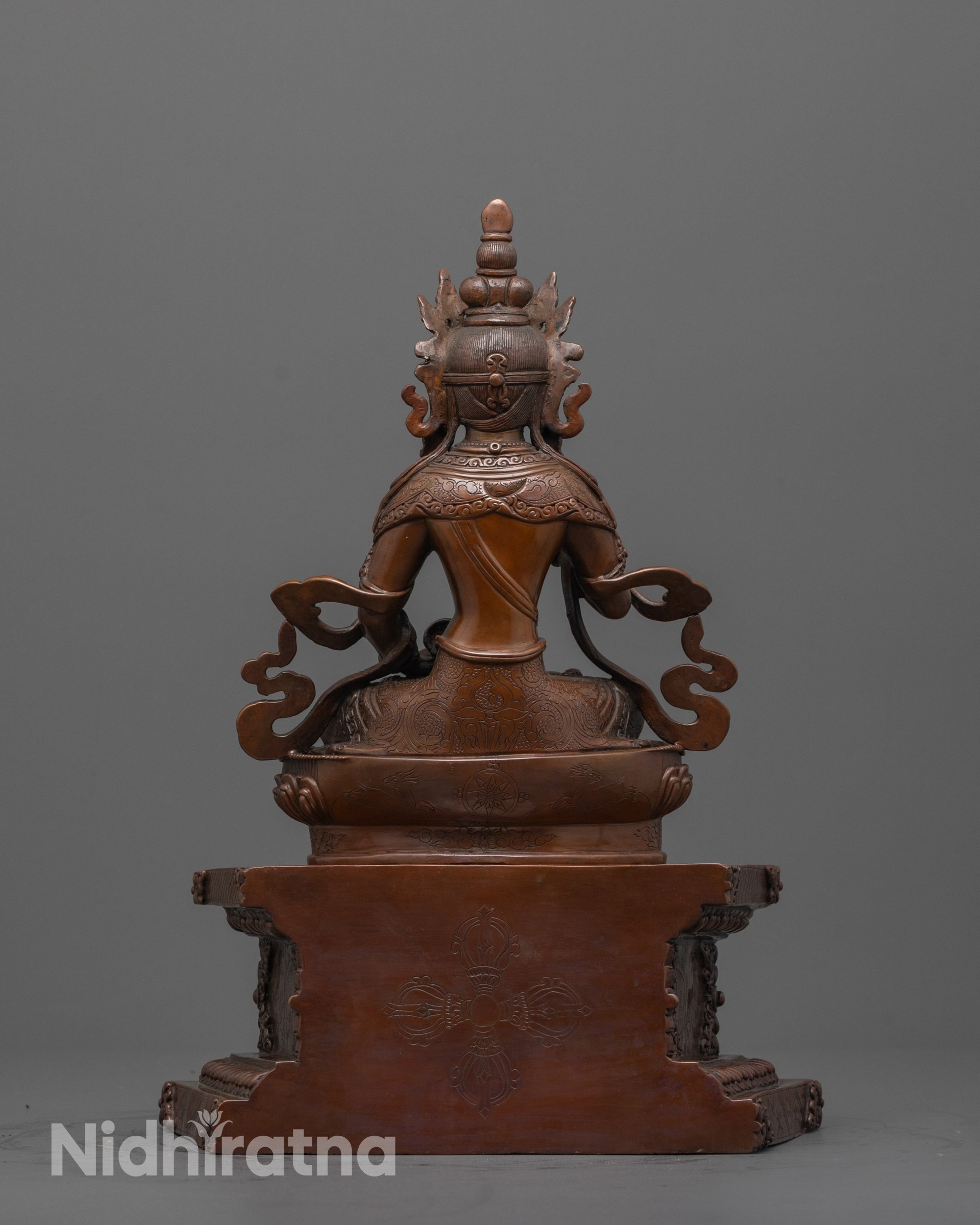 Buddhist Vajrasattva Statue | Handmade Enlightenment Deity