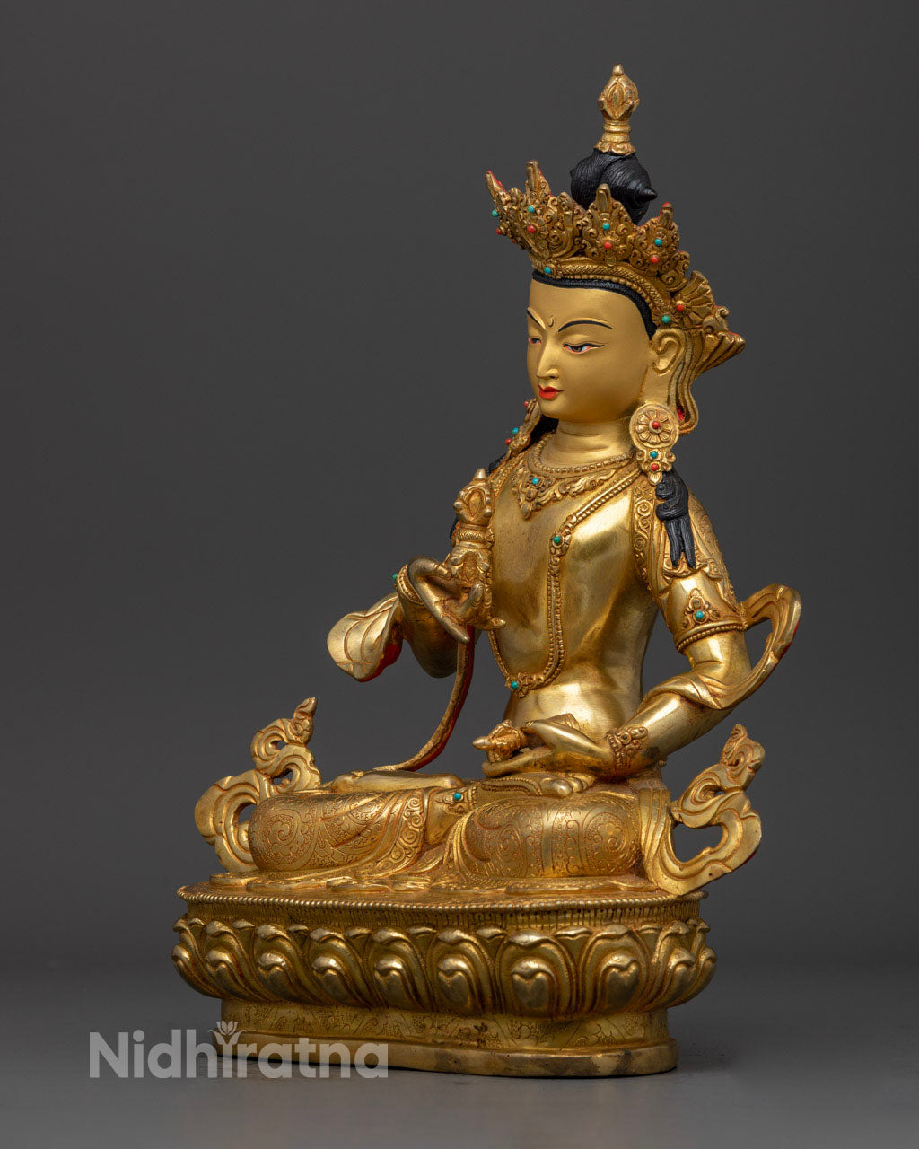 Dorje Sempa Mantra Sculpture | Vajrasattva Negative Karma Purifier