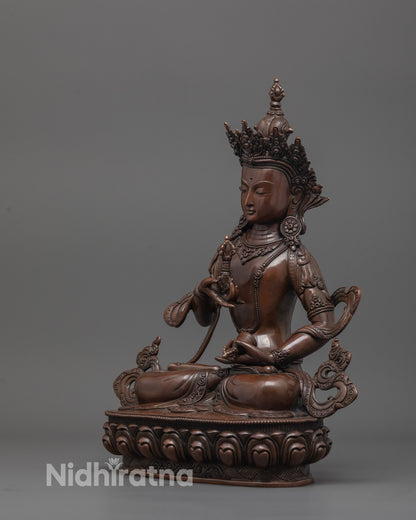 Purifier Dorje Sempa Sculpture | Detailed Handmade Oxidized Statue