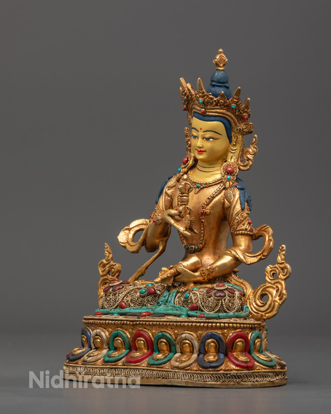 Sacred Vajrasattva Statue | Nepali Buddhist Sculpture
