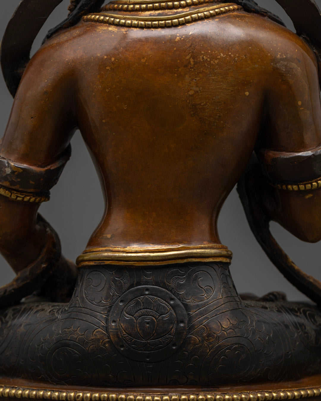 Oxidized Copper Vajrasattva Buddha Statue | Handcrafted in Nepal