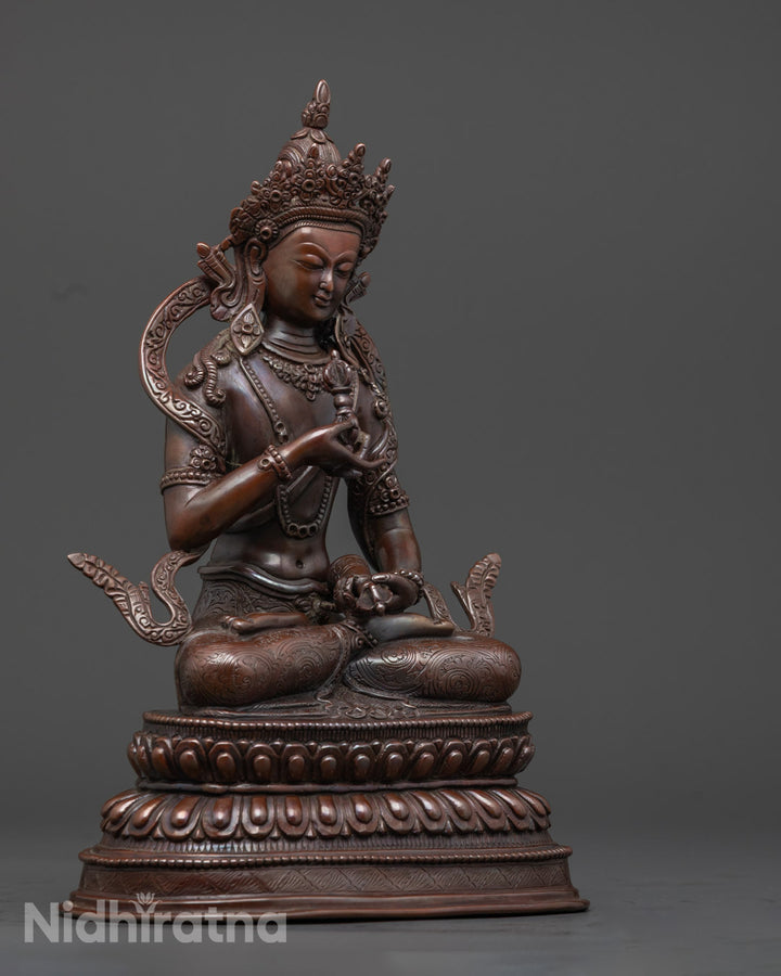 The Divine Vajrasattva Statue | Traditional Himalayan Art of Nepal