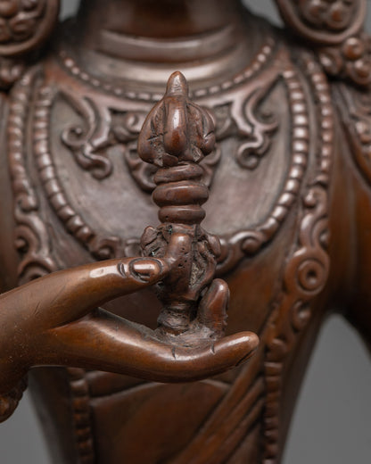 Buddhist Vajrasattva Statue | Handmade Enlightenment Deity