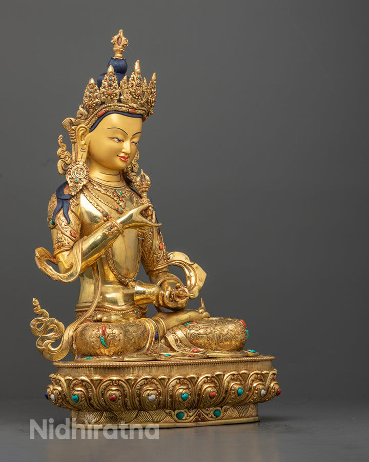 Vajrasattva Bodhisattva Statue | Sacred Tibetan Sculpture