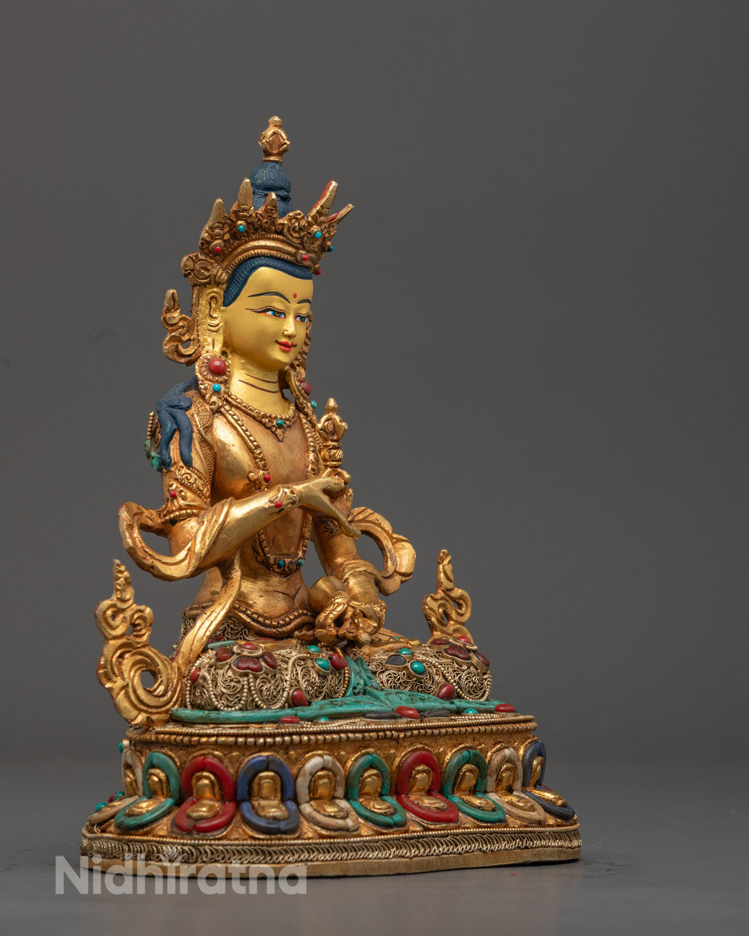 Sacred Vajrasattva Statue | Nepali Buddhist Sculpture