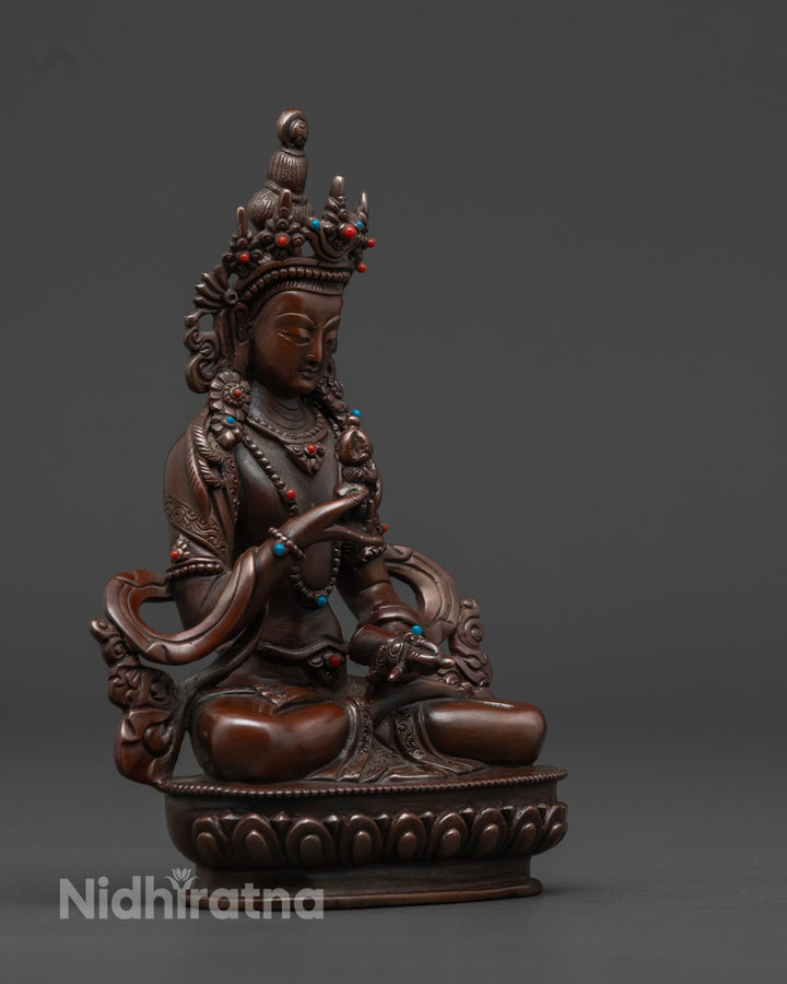 Vajrasattva Rupa Statue | Tibetan Dorje Sempa Sculpture