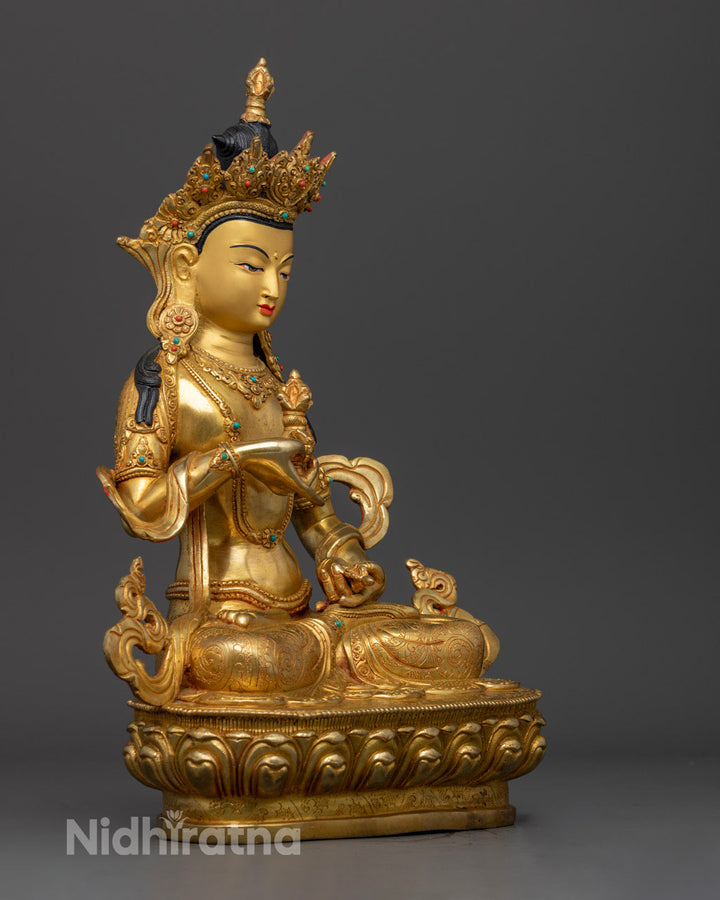 Dorje Sempa Mantra Sculpture | Vajrasattva Negative Karma Purifier