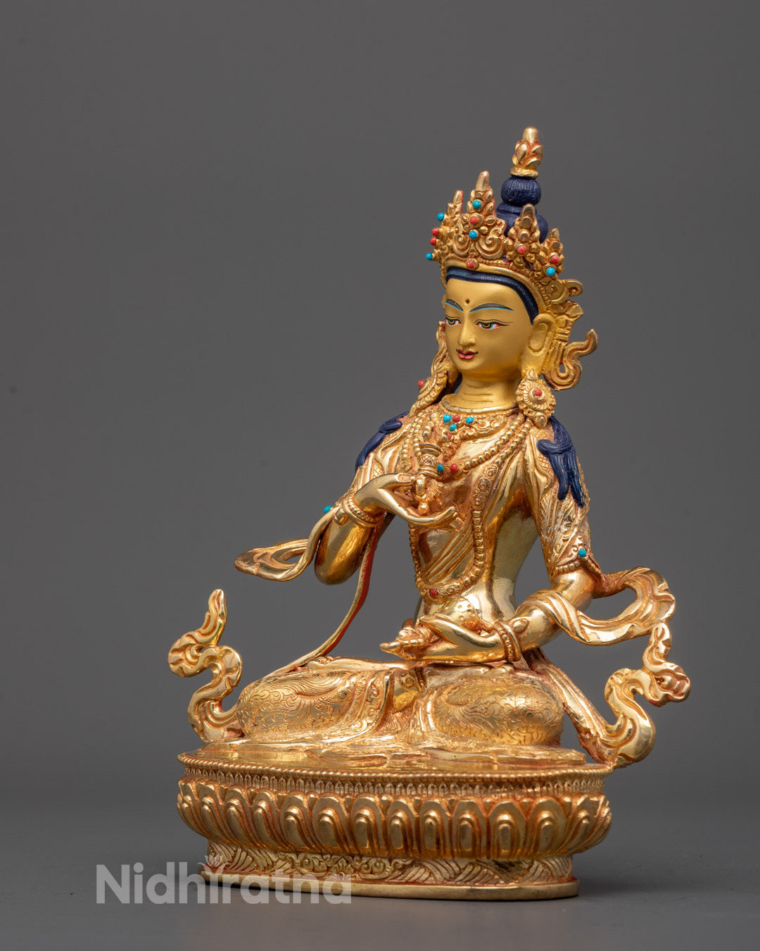 Vajrasattva Dorje Sempa Sculpture | Traditional Himalayan Art of Nepal
