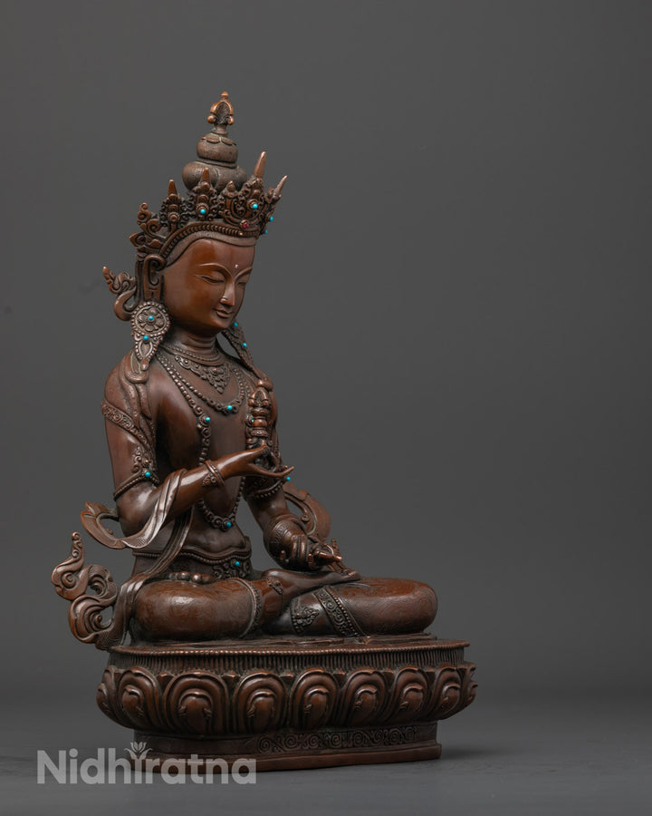 Sacred Vajrasattva Statue | Tibetan Bodhisattva of Purification