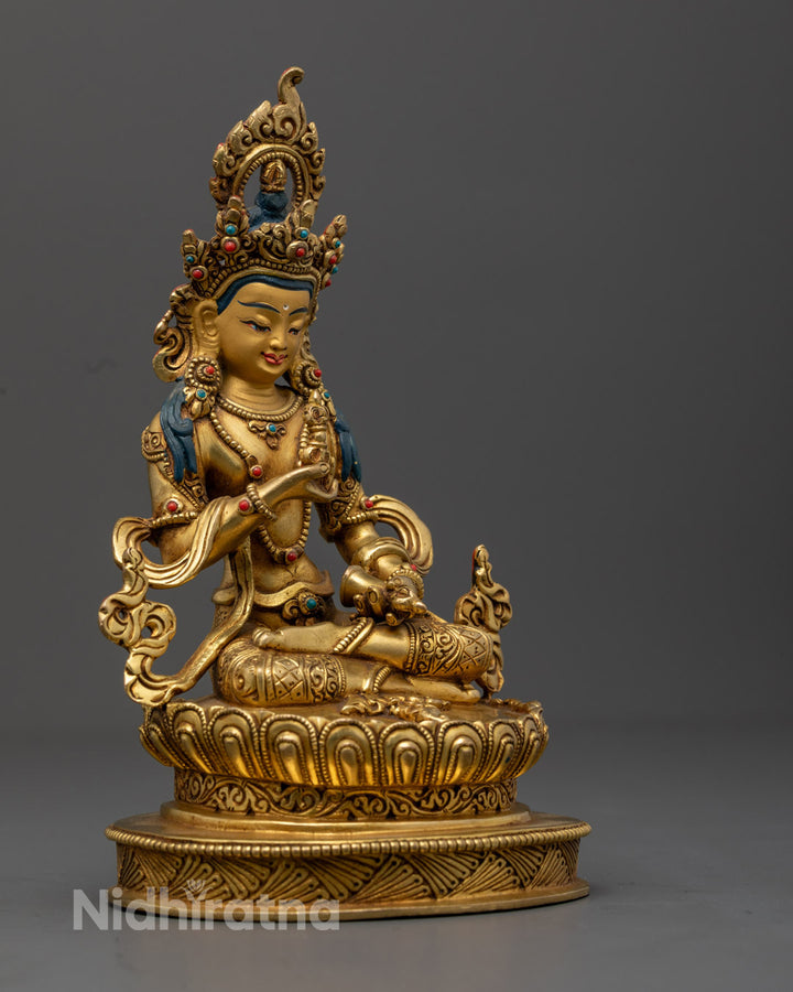 Authentic Vajrasattva Statue | Handcrafted Copper Art from Nepal