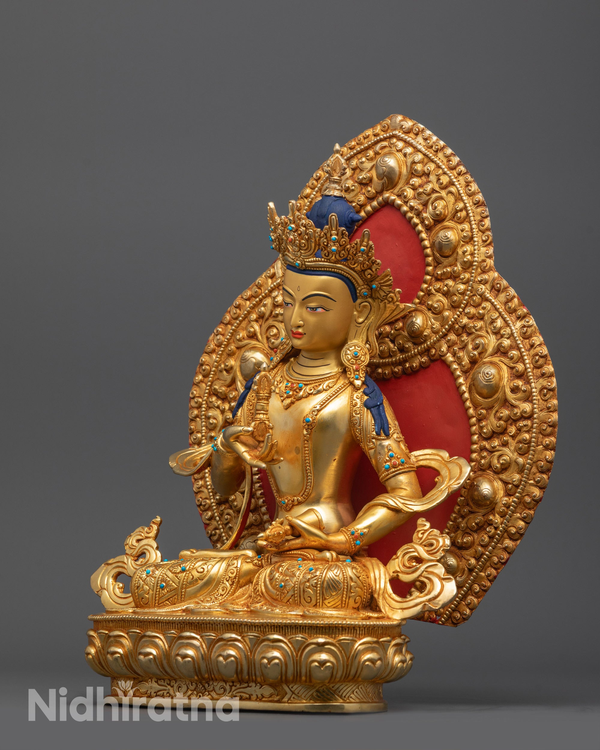 Nepalese Vajrasattva Statue | Enlightenment and Inner Peace Decor