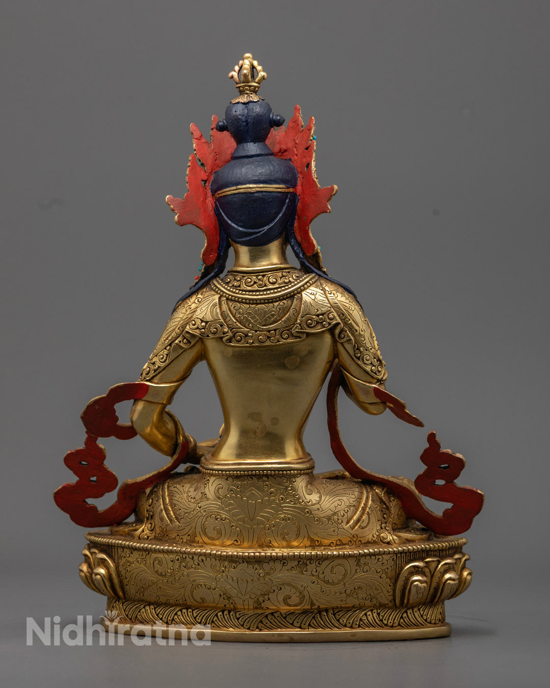 9.84" Inch Gold-Gilded Vajrasattva Statue
