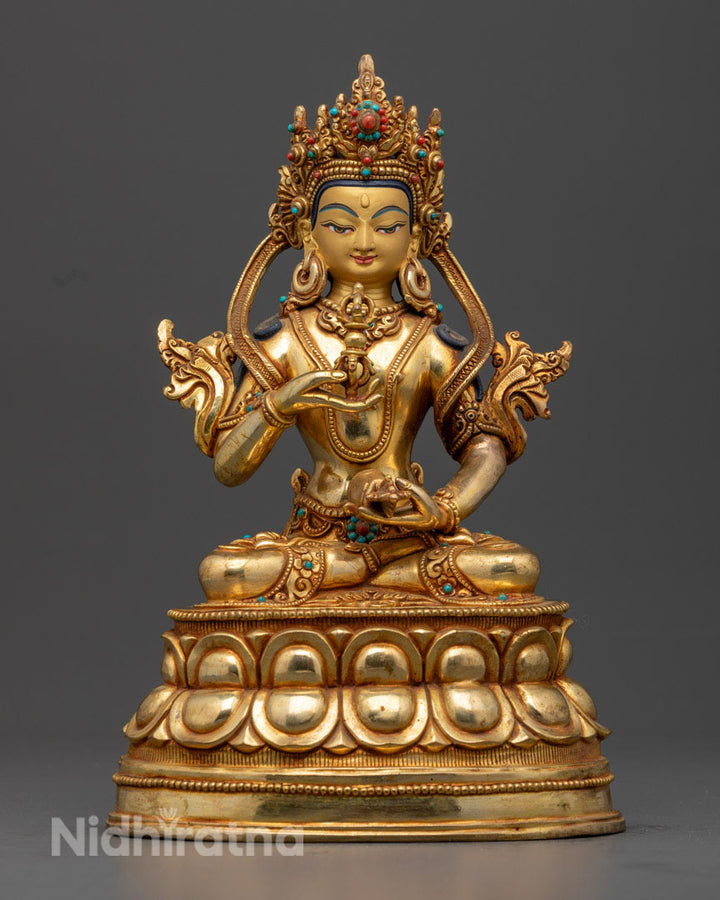 Buddhist Vajrasattva Statue | Tibetan Artwork in Nepal