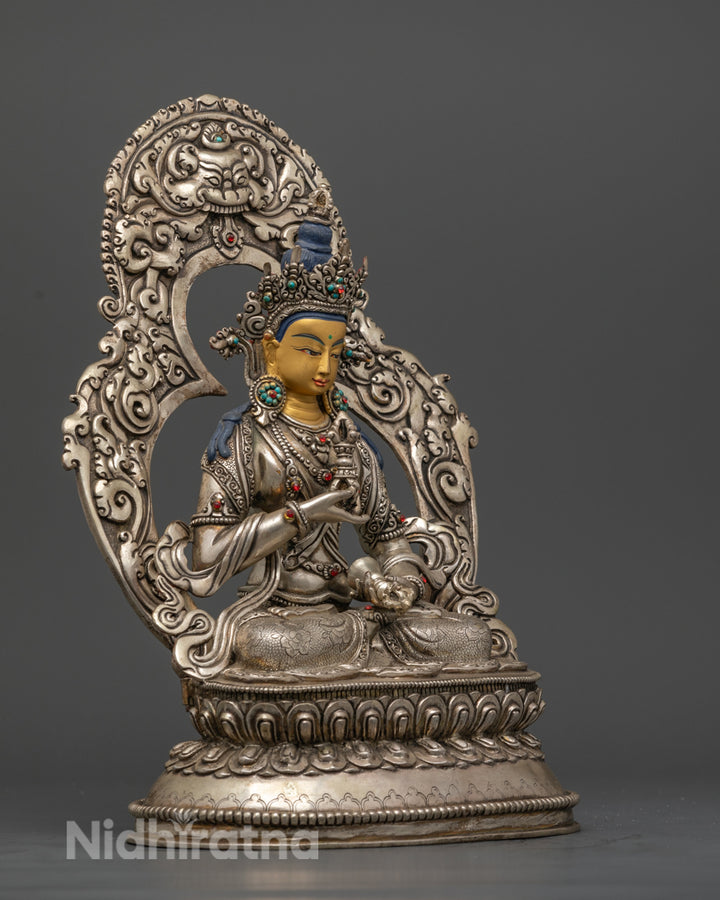 Gold-Plated Vajrasattva Statue | Traditional Himalayan Craftsmanship